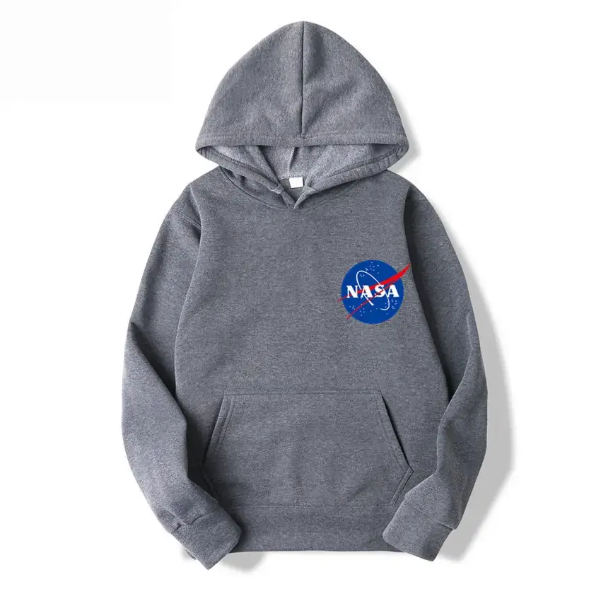 Orange NASA Logo Hoodie for Boys - Image 2