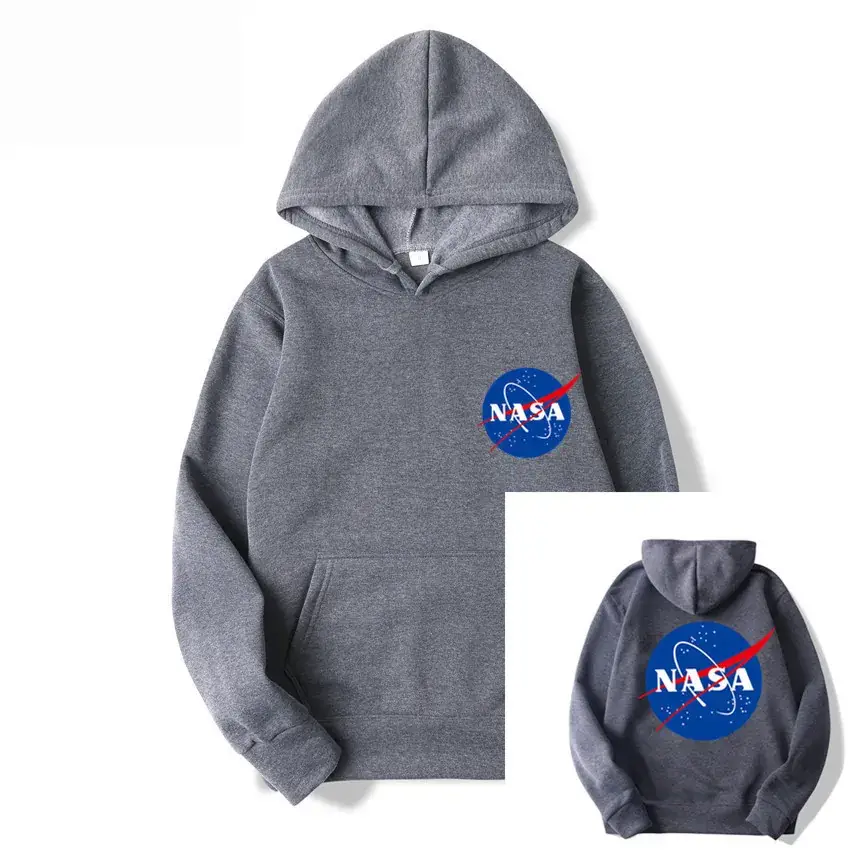 Orange NASA Logo Hoodie for Boys - Image 26