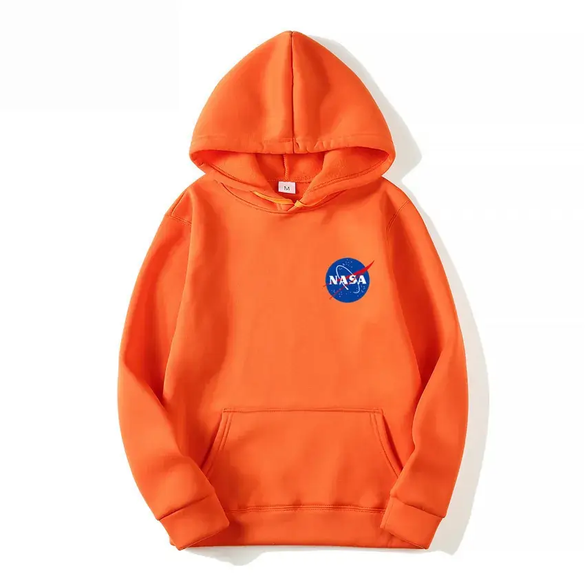 Orange NASA Logo Hoodie for Boys - Image 3