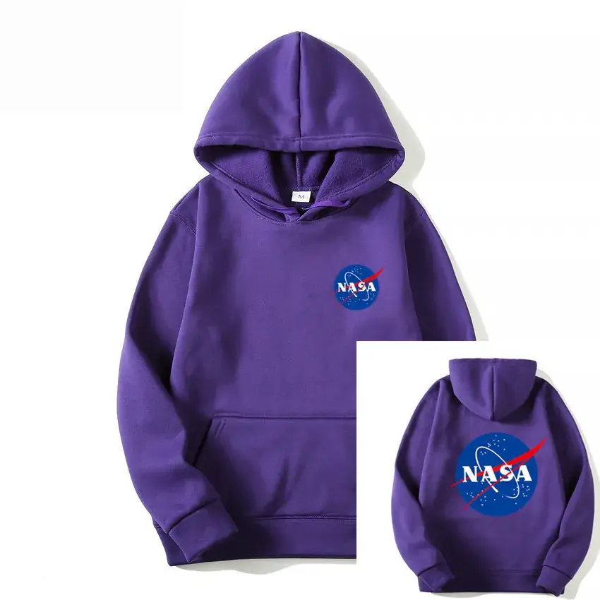 Orange NASA Logo Hoodie for Boys - Image 33