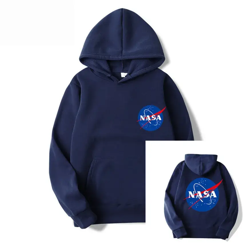 Orange NASA Logo Hoodie for Boys - Image 35