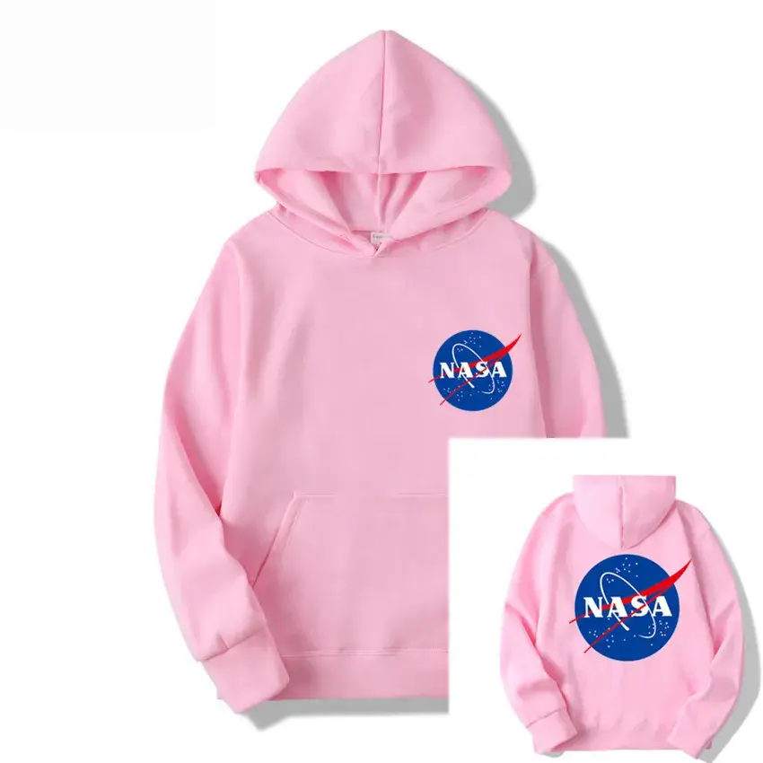 Orange NASA Logo Hoodie for Boys - Image 36
