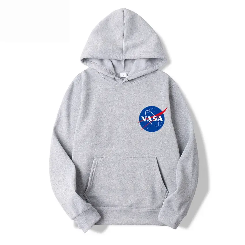 Orange NASA Logo Hoodie for Boys - Image 4