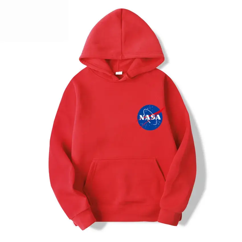 Orange NASA Logo Hoodie for Boys - Image 7