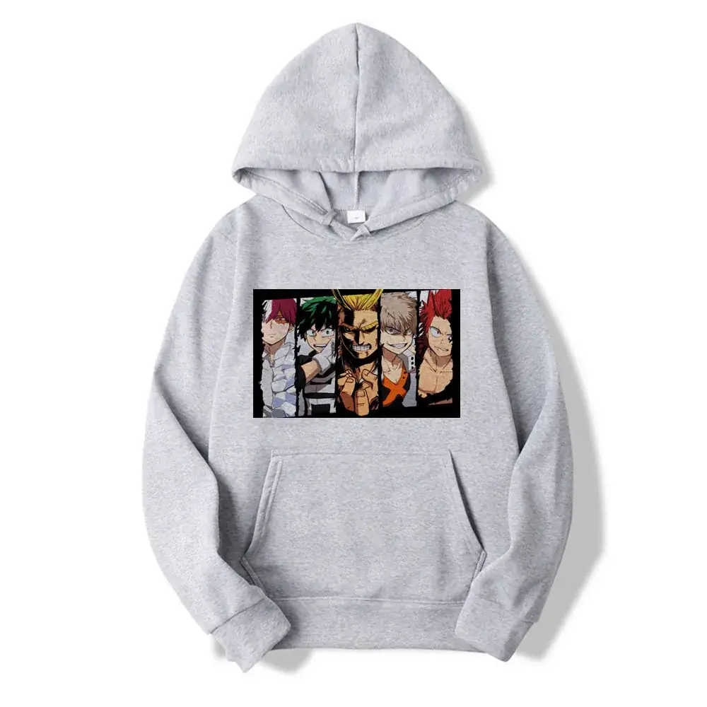 Men Cross Border Hooded Sweatshirt Black KA18 Graphic