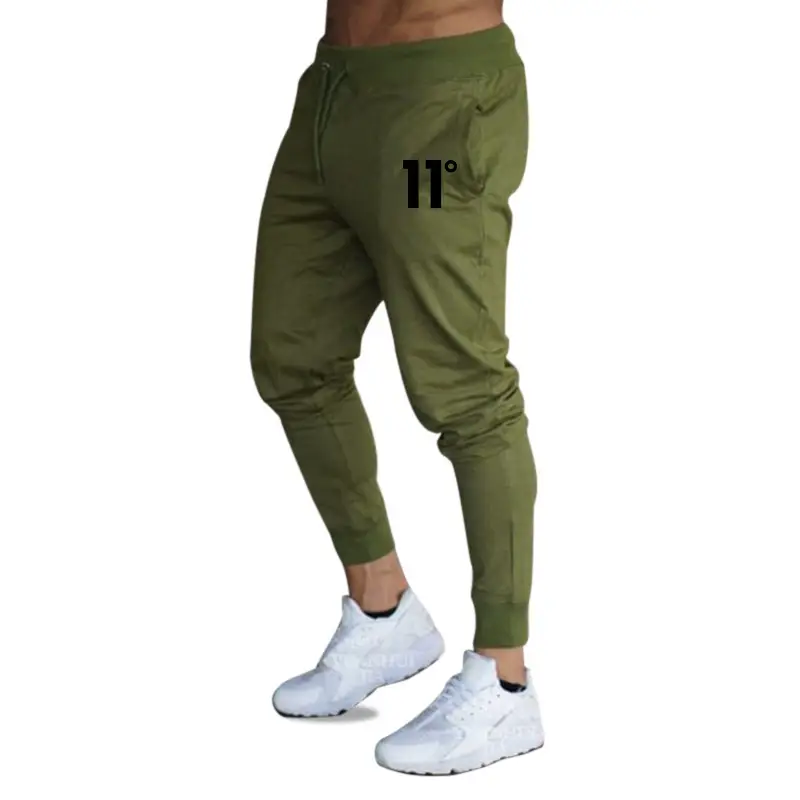 Men's Maroon Slim Fit Sports Pants with 11th Design - Image 8