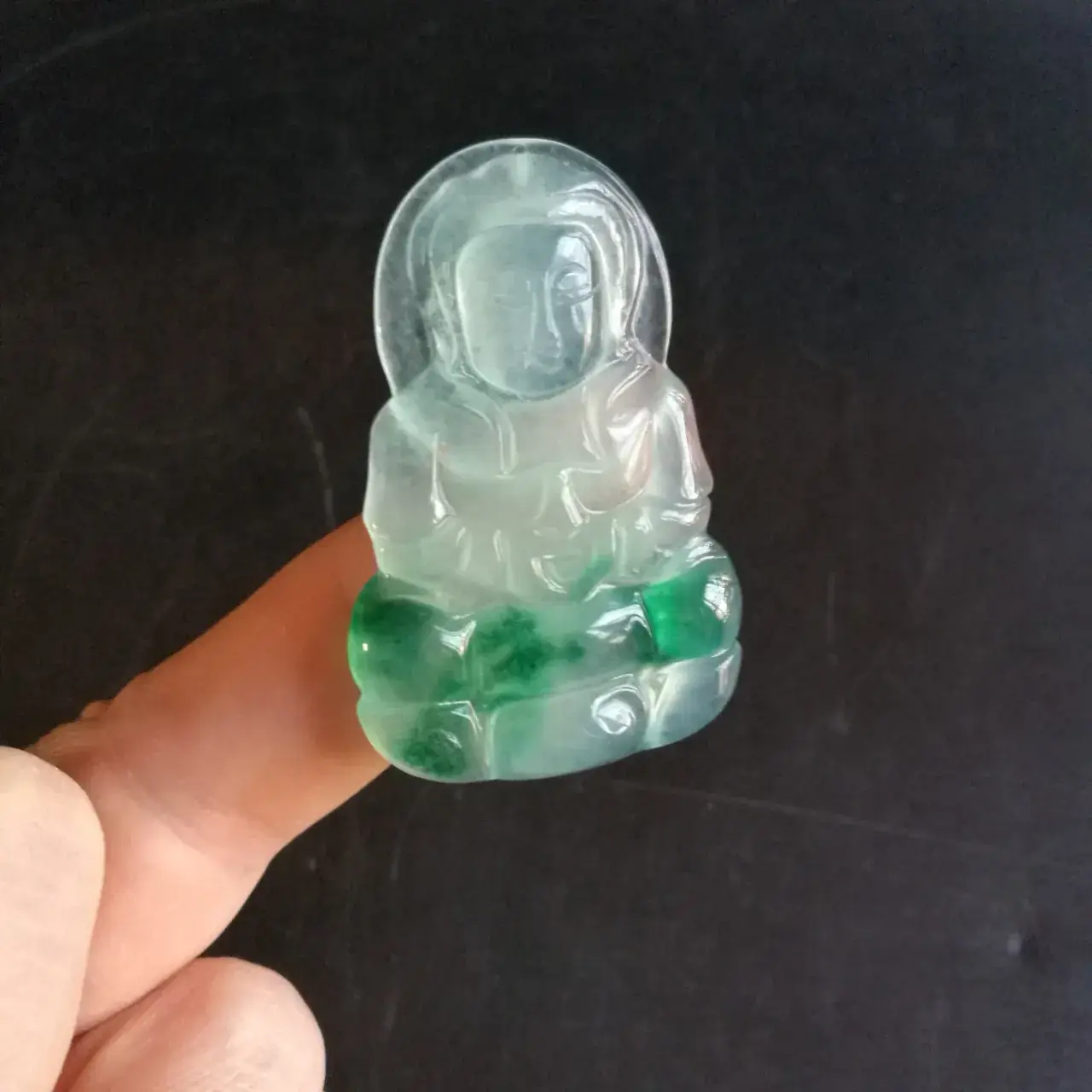 Guanyin Burmese Jade Pendant for Men Women — feature 8