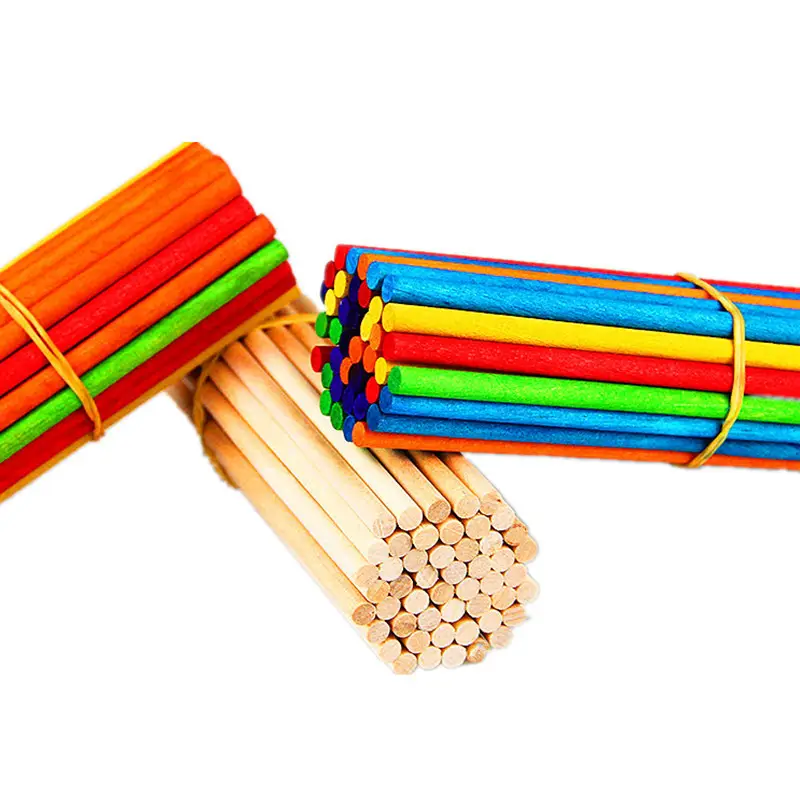 150x5cm 50pcs Multi Color Wooden Counting Sticks - Image 29