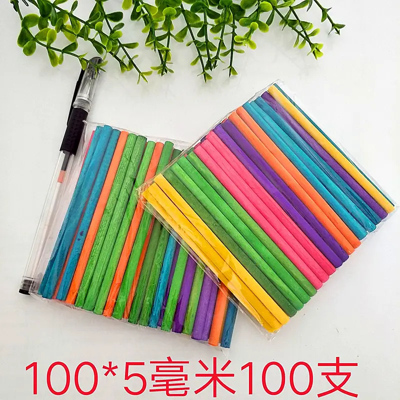 150x5cm 50pcs Multi Color Wooden Counting Sticks - Image 6