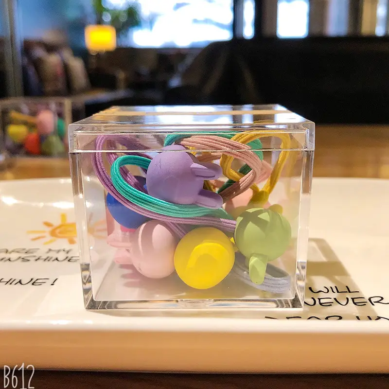 Girls' Mini Rubber Hair Ties for Kids