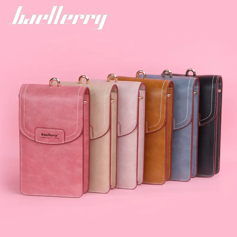 Women's Large Capacity Korean Style Phone Bag with Long Wallet - Image 10