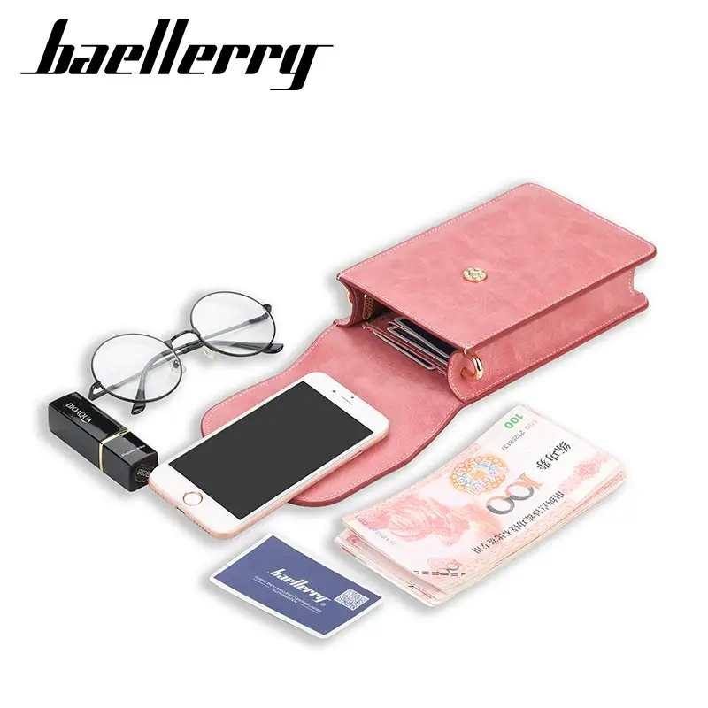 Women's Large Capacity Korean Style Phone Bag with Long Wallet - Image 11