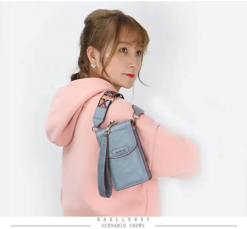Women's Large Capacity Korean Style Phone Bag with Long Wallet — feature 14