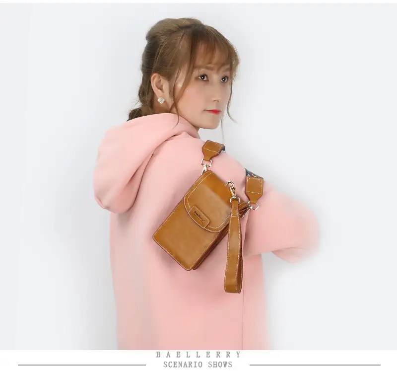 Women's Large Capacity Korean Style Phone Bag with Long Wallet — feature 15