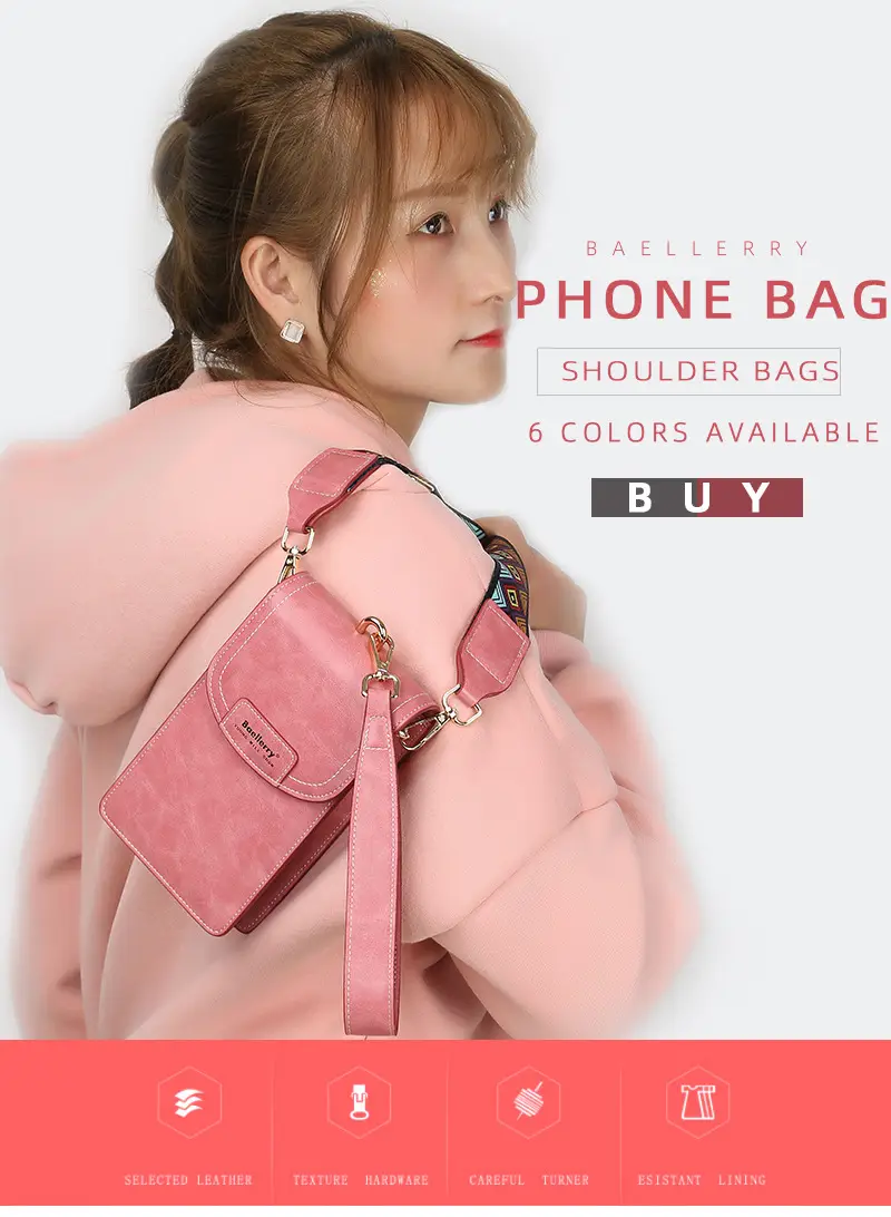 Women's Large Capacity Korean Style Phone Bag with Long Wallet — feature 2