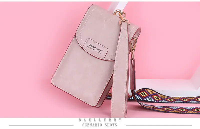 Women's Large Capacity Korean Style Phone Bag with Long Wallet — feature 23