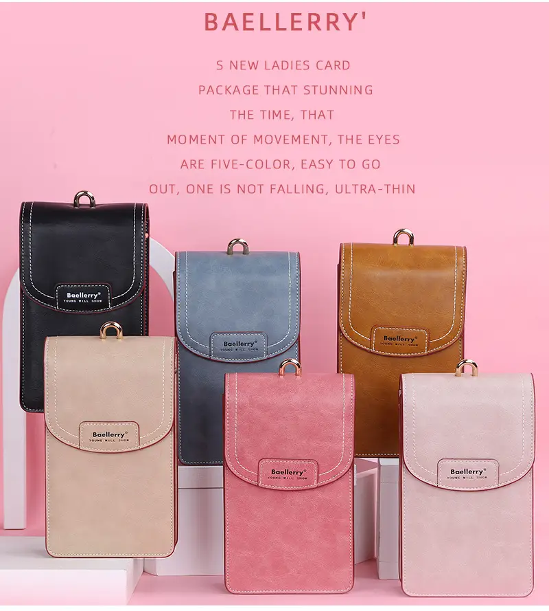 Women's Large Capacity Korean Style Phone Bag with Long Wallet — feature 3