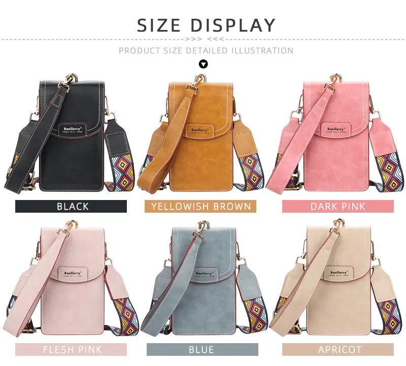 Women's Large Capacity Korean Style Phone Bag with Long Wallet — feature 6