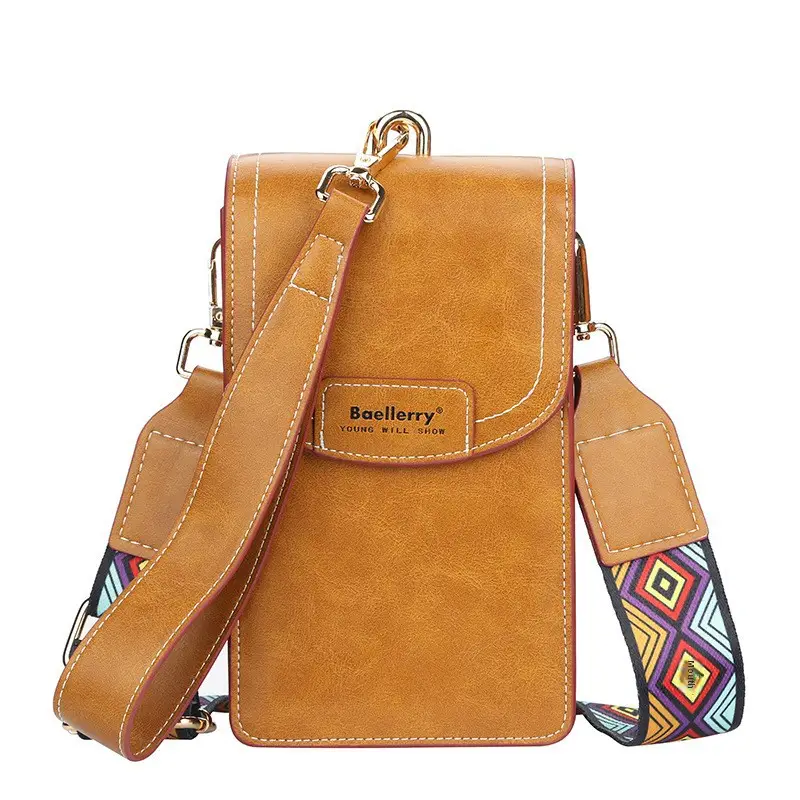 Women's Large Capacity Korean Style Phone Bag with Long Wallet - Image 4