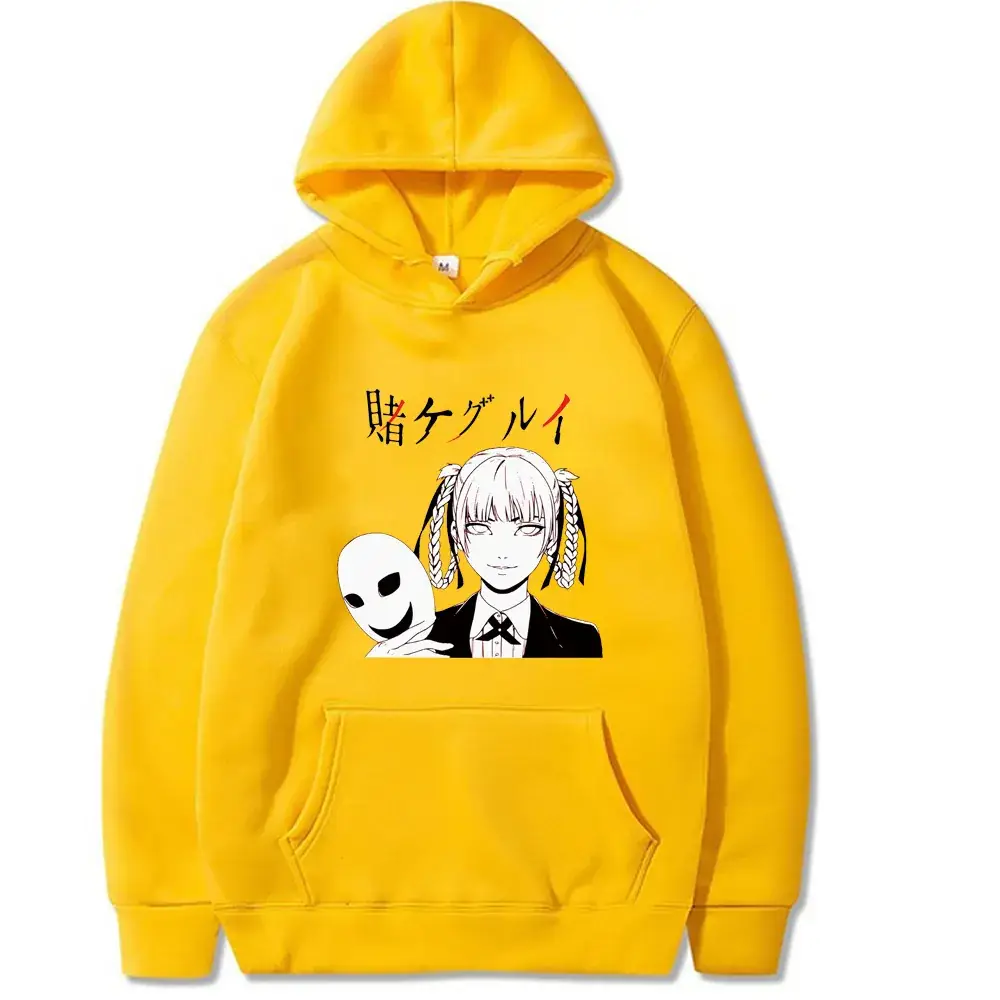 Red Hoodie with Anime Design Diamond Print - Image 2