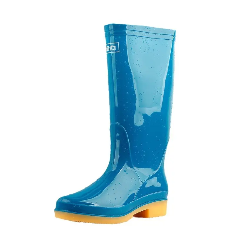 Pull-Back Rain Boots for Women, Waterproof and Non-Slip Rubber Shoes, Autumn High-Top Rain Boots, Water Shoes, Summer Overshoes, Fashionable and Versatile - Image 10