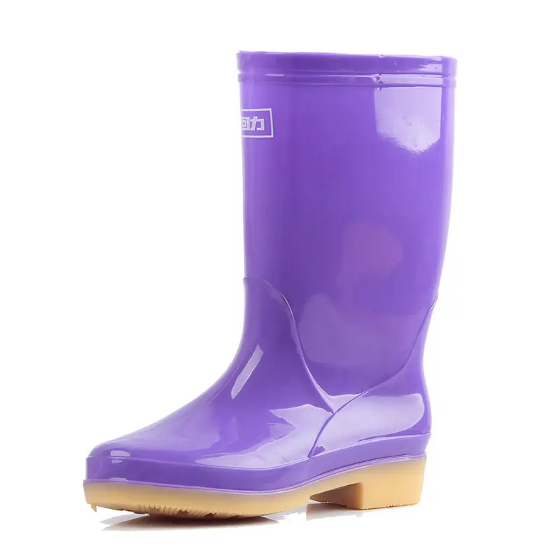 Pull-Back Rain Boots for Women, Waterproof and Non-Slip Rubber Shoes, Autumn High-Top Rain Boots, Water Shoes, Summer Overshoes, Fashionable and Versatile - Image 2