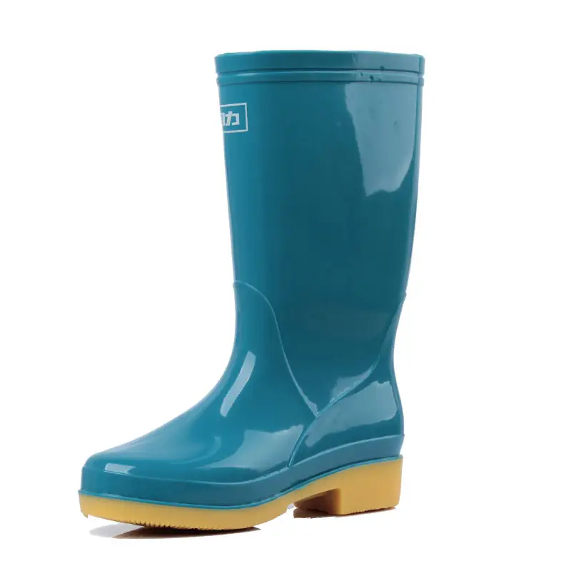 Pull-Back Rain Boots for Women, Waterproof and Non-Slip Rubber Shoes, Autumn High-Top Rain Boots, Water Shoes, Summer Overshoes, Fashionable and Versatile - Image 3