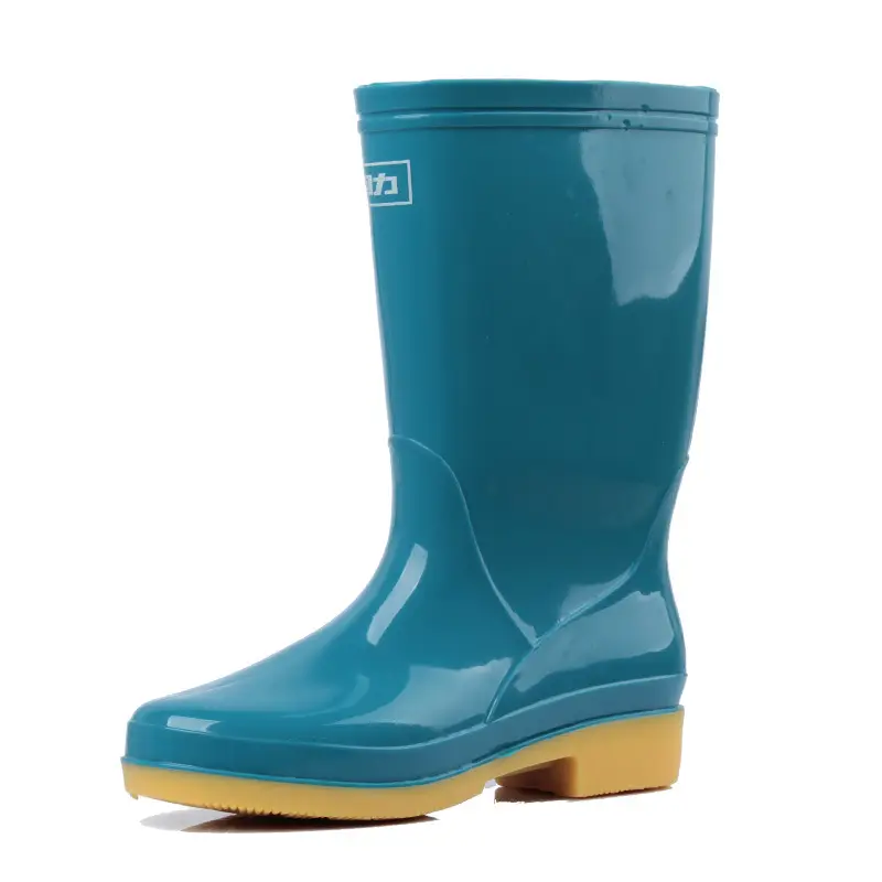 Pull-Back Rain Boots for Women, Waterproof and Non-Slip Rubber Shoes, Autumn High-Top Rain Boots, Water Shoes, Summer Overshoes, Fashionable and Versatile - Image 4
