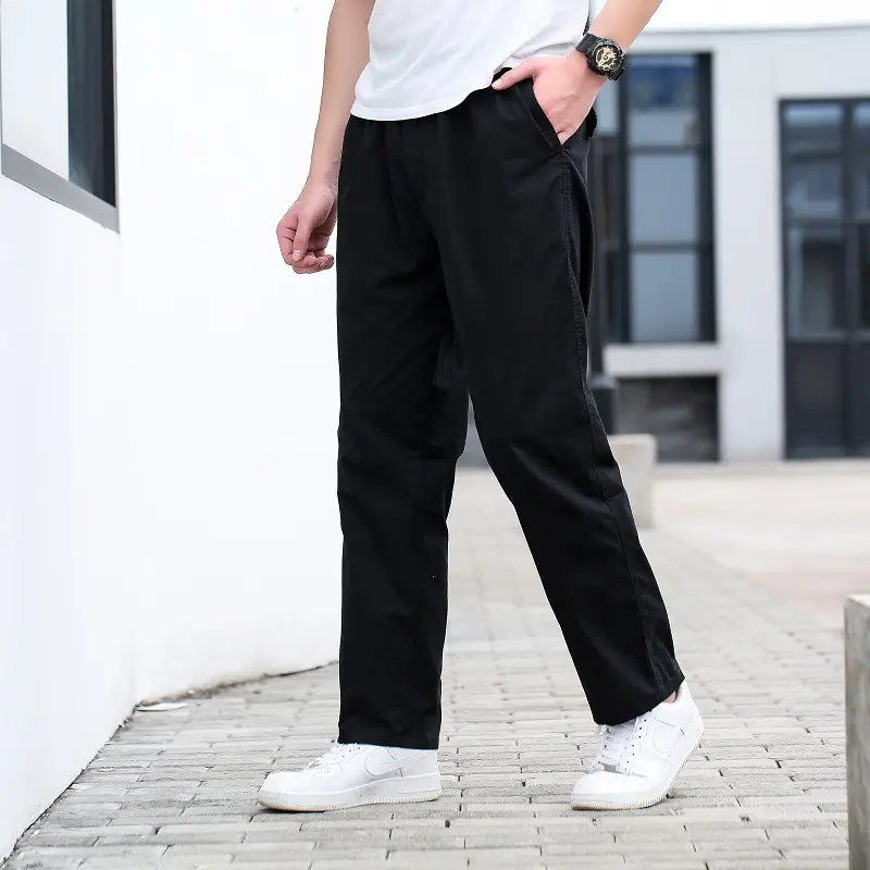 Men Loose Straight Cotton Trouser Extra Large - Image 10