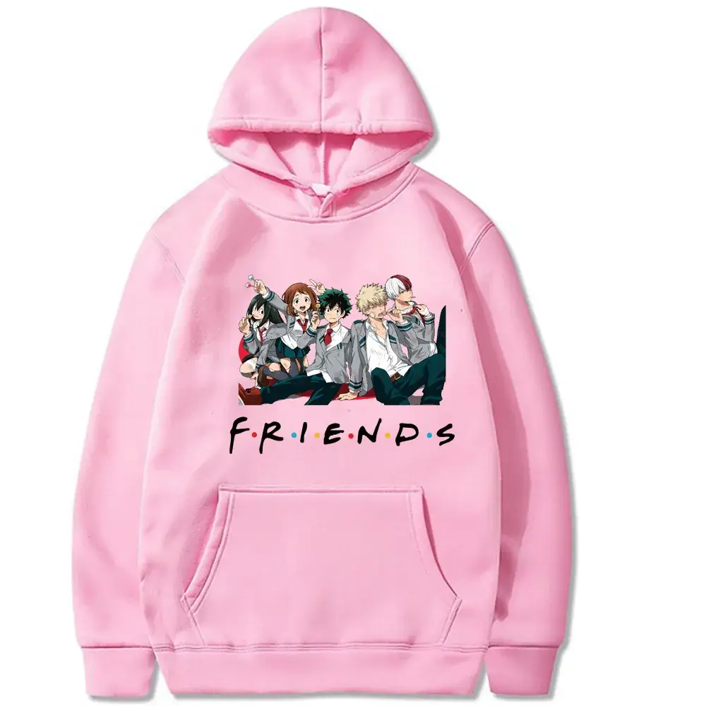 Yellow Boku My Hero Academia Hooded Sweatshirt for Men - Image 6