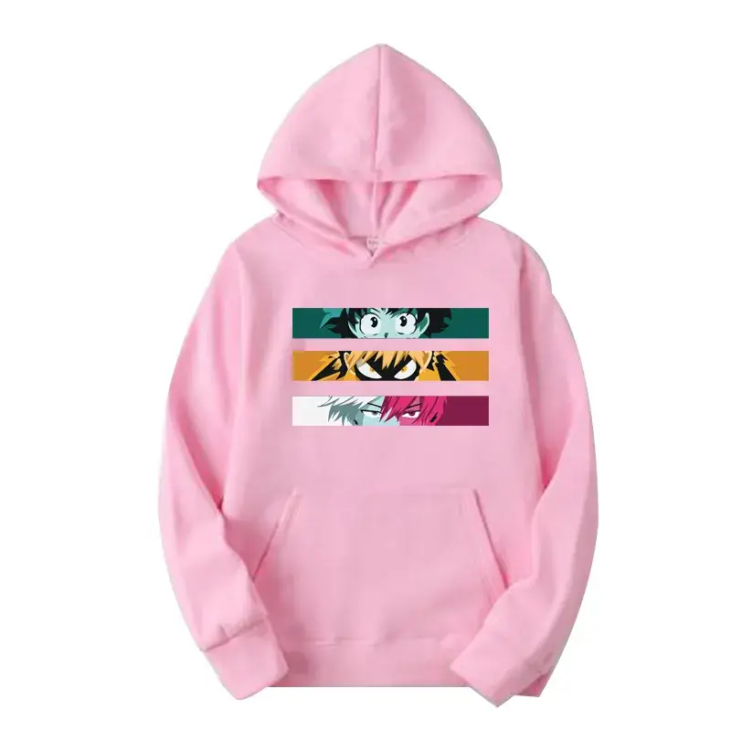 Yellow Boku My Hero Academia Hooded Sweatshirt for Men - Image 12