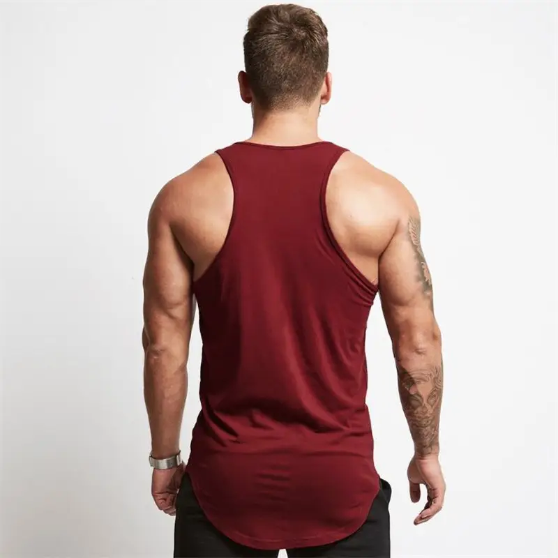 Men's Gray American Flag Muscle Vest Summer - Image 7