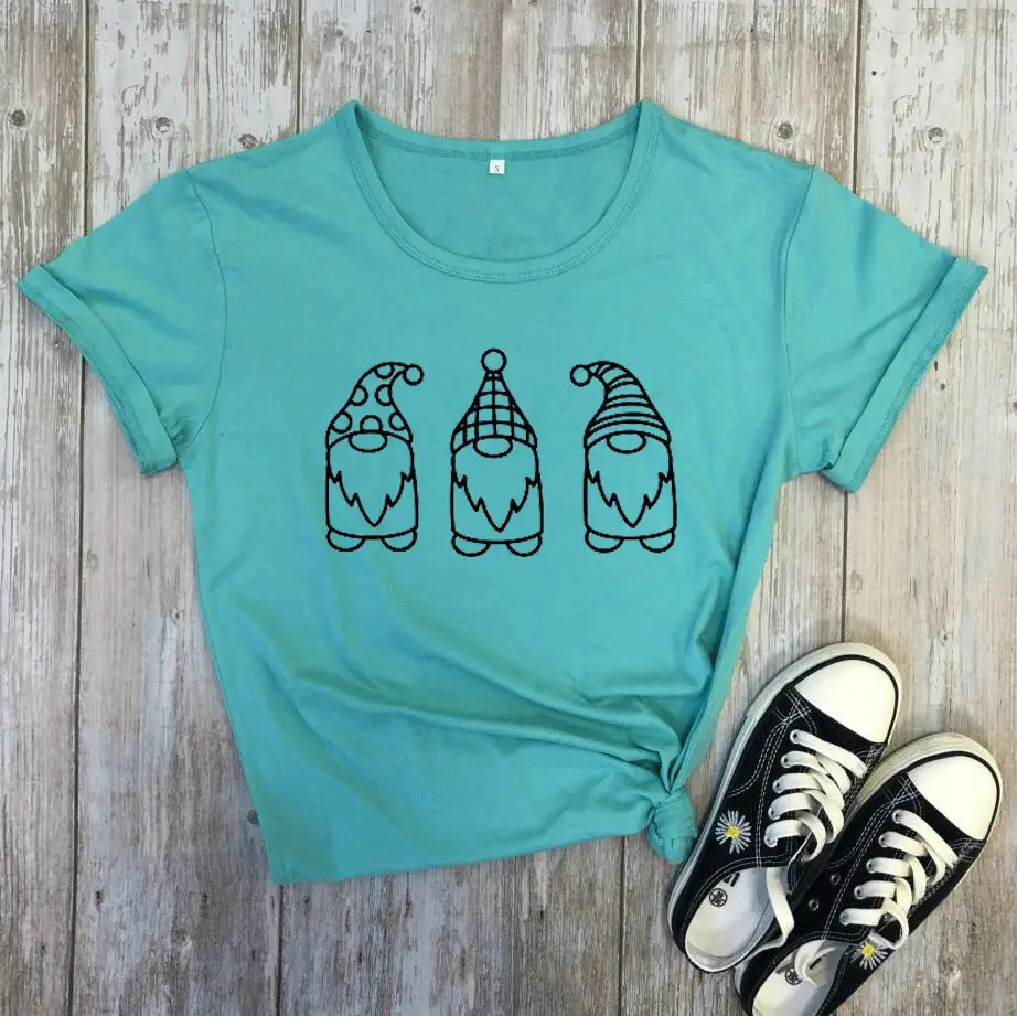 Red Christmas T-Shirt with 3 Dwarfs Design