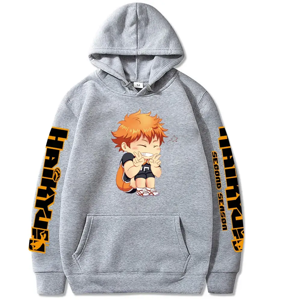 Pink Anime Hoodie for Men with Cartoon Print - Image 14