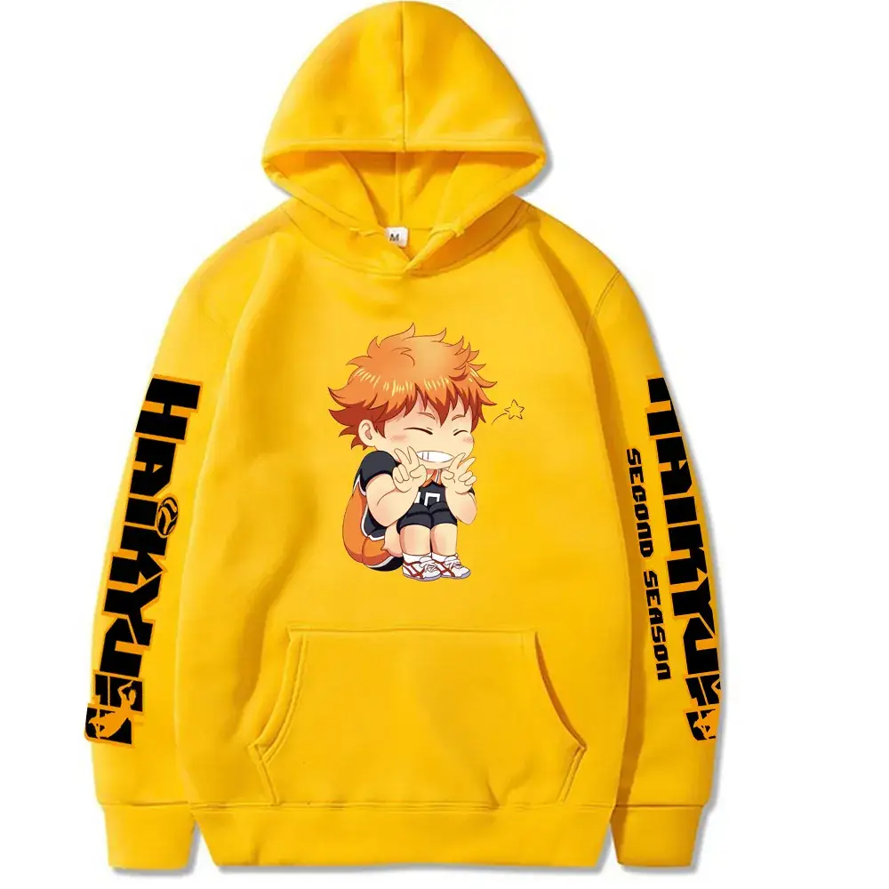 Pink Anime Hoodie for Men with Cartoon Print - Image 15