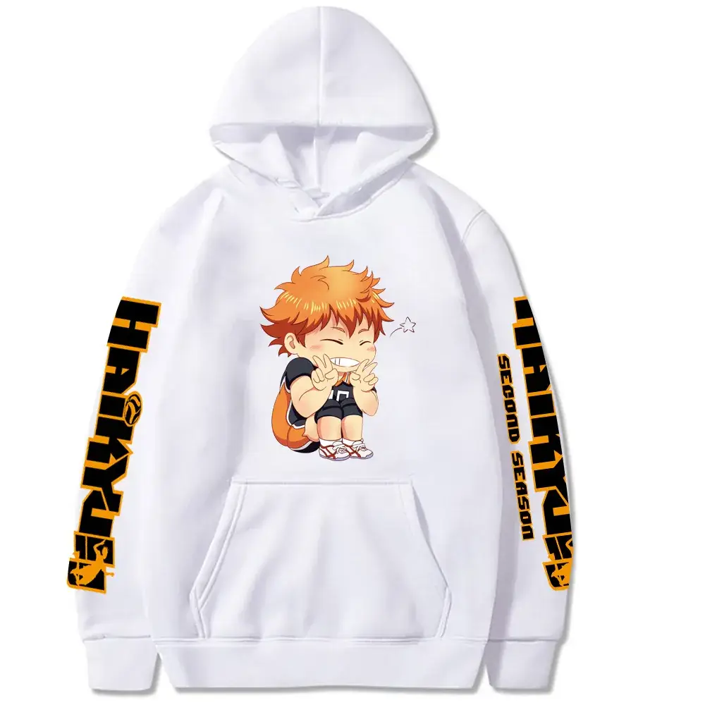 Pink Anime Hoodie for Men with Cartoon Print - Image 16