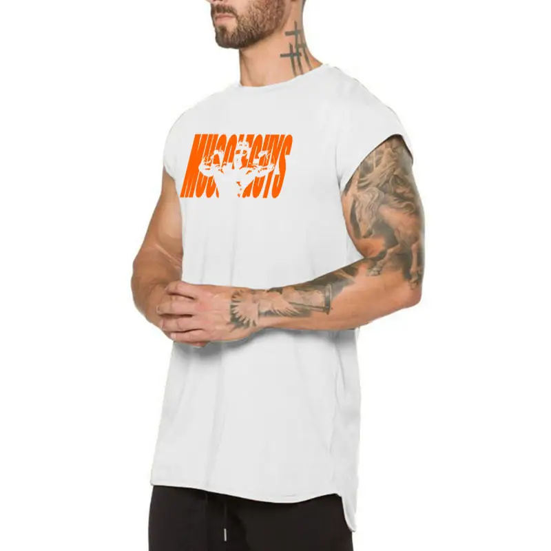 Men Black Graphic T-Shirt Gym Training Wear - Image 3