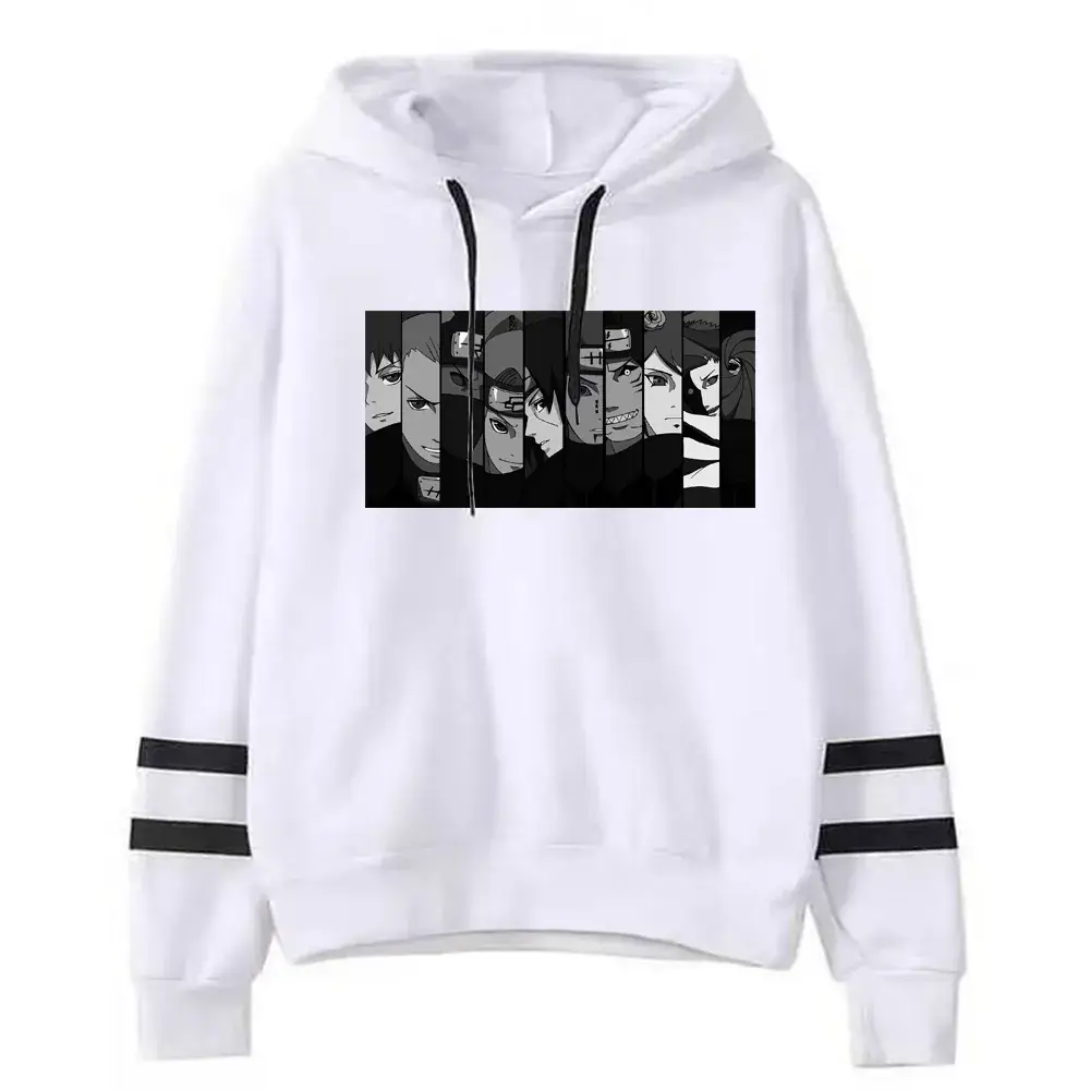 Naruto Graphic Hoodie for Men Maroon Loose Fit - Image 6
