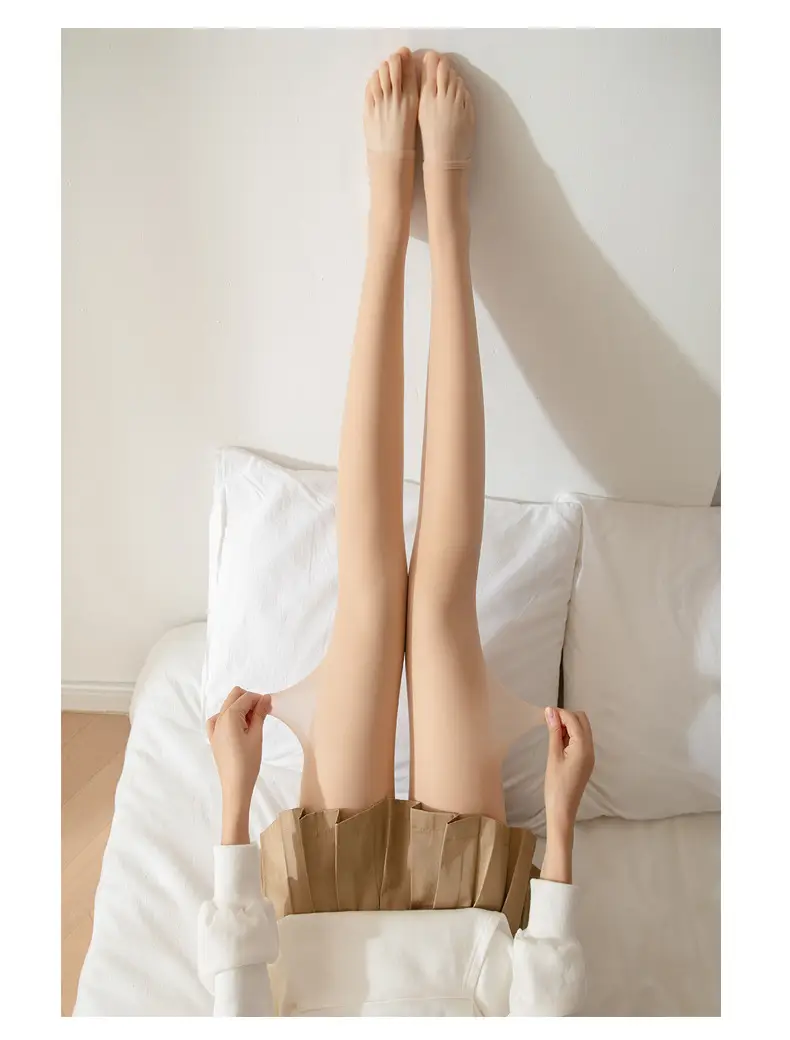 Japanese Style Transparent Leggings Fleece Lined Autumn Winter — feature 20
