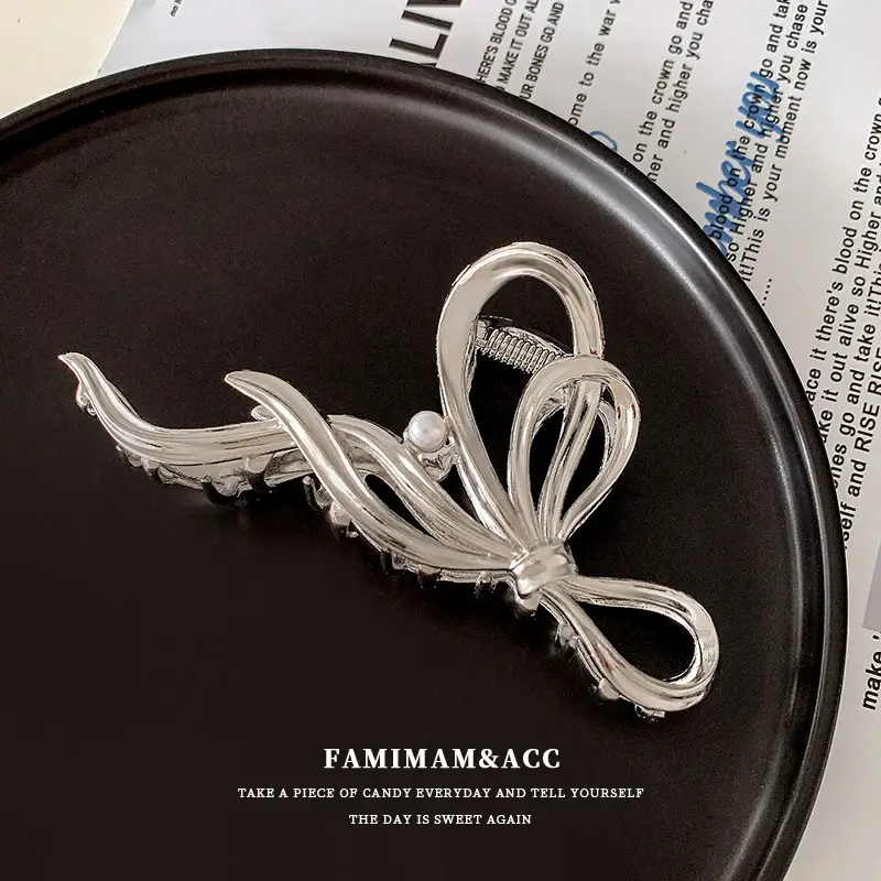Gold Korean Ins Shark Hair Clip Large Size - Image 13