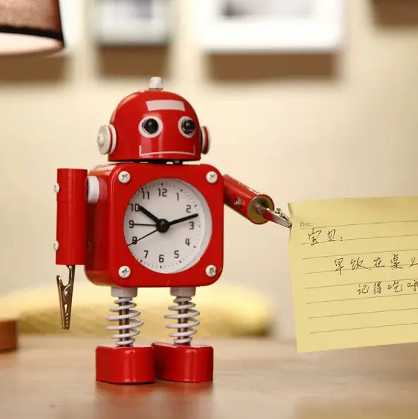 Children's Robot Desktop Clock Cartoon Student-Specific Clock Silent Bedroom Boy Amazon Cross-Border Alarm Clock - Image 18