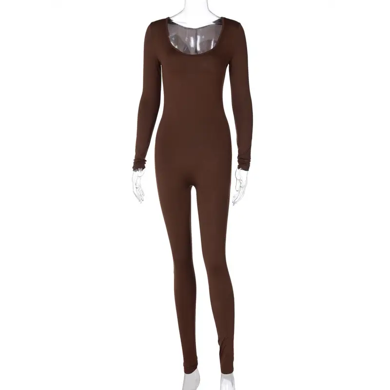White Slim Fit Hip Leggings Long Sleeve Women 2025 - Image 2