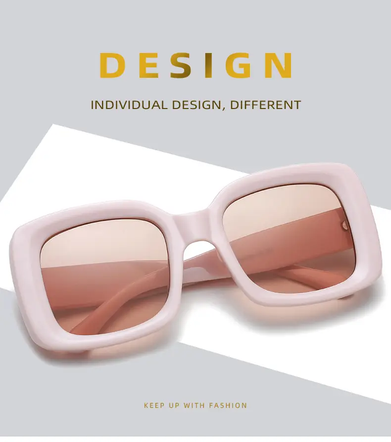 Green Large Frame Jelly Sunglasses with Gradient Lens β feature 1