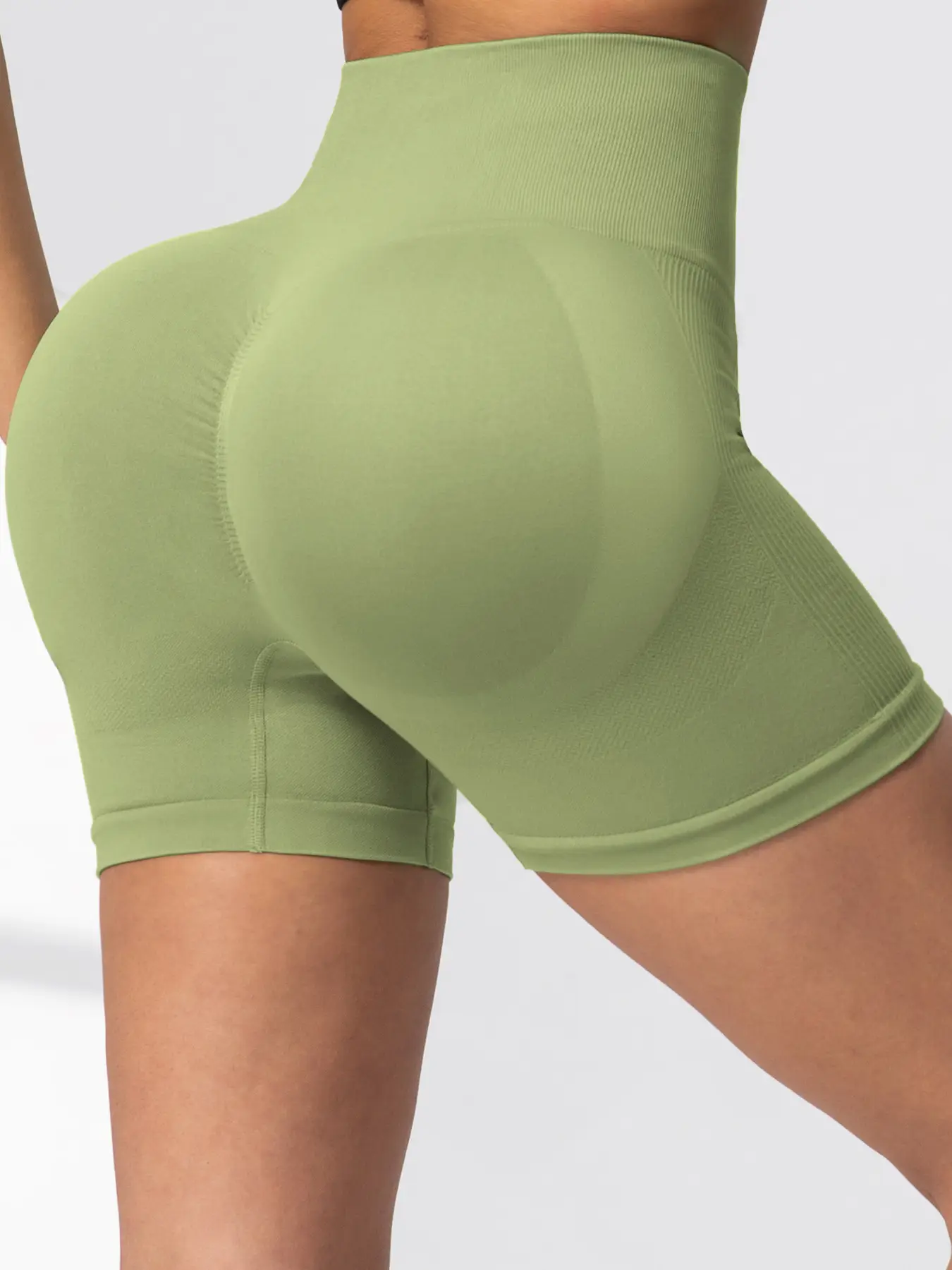 Pink Tight Hip Yoga Pants for Women Quick-Drying Fitness Shorts - Image 13