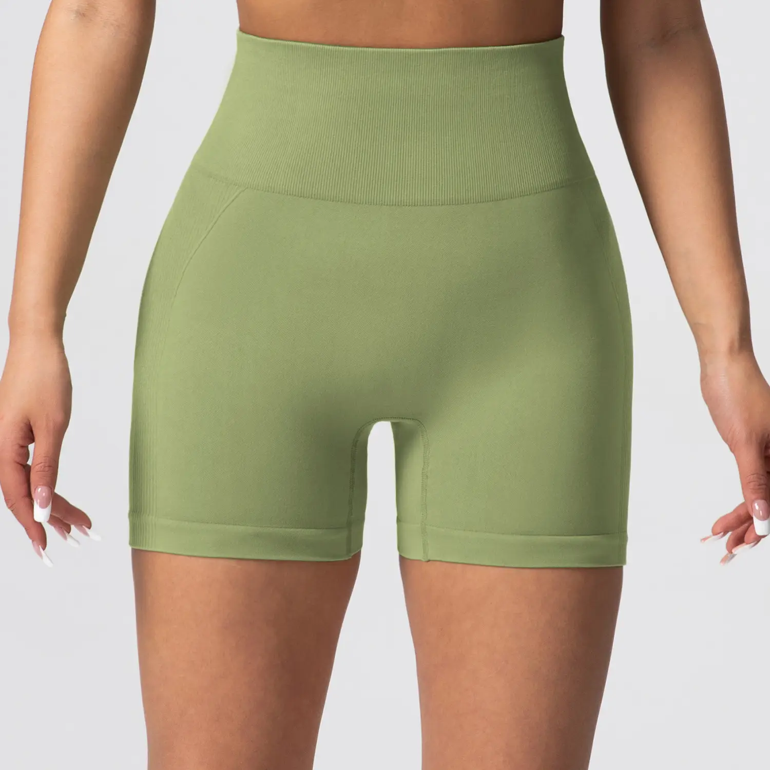 Pink Tight Hip Yoga Pants for Women Quick-Drying Fitness Shorts — feature 17