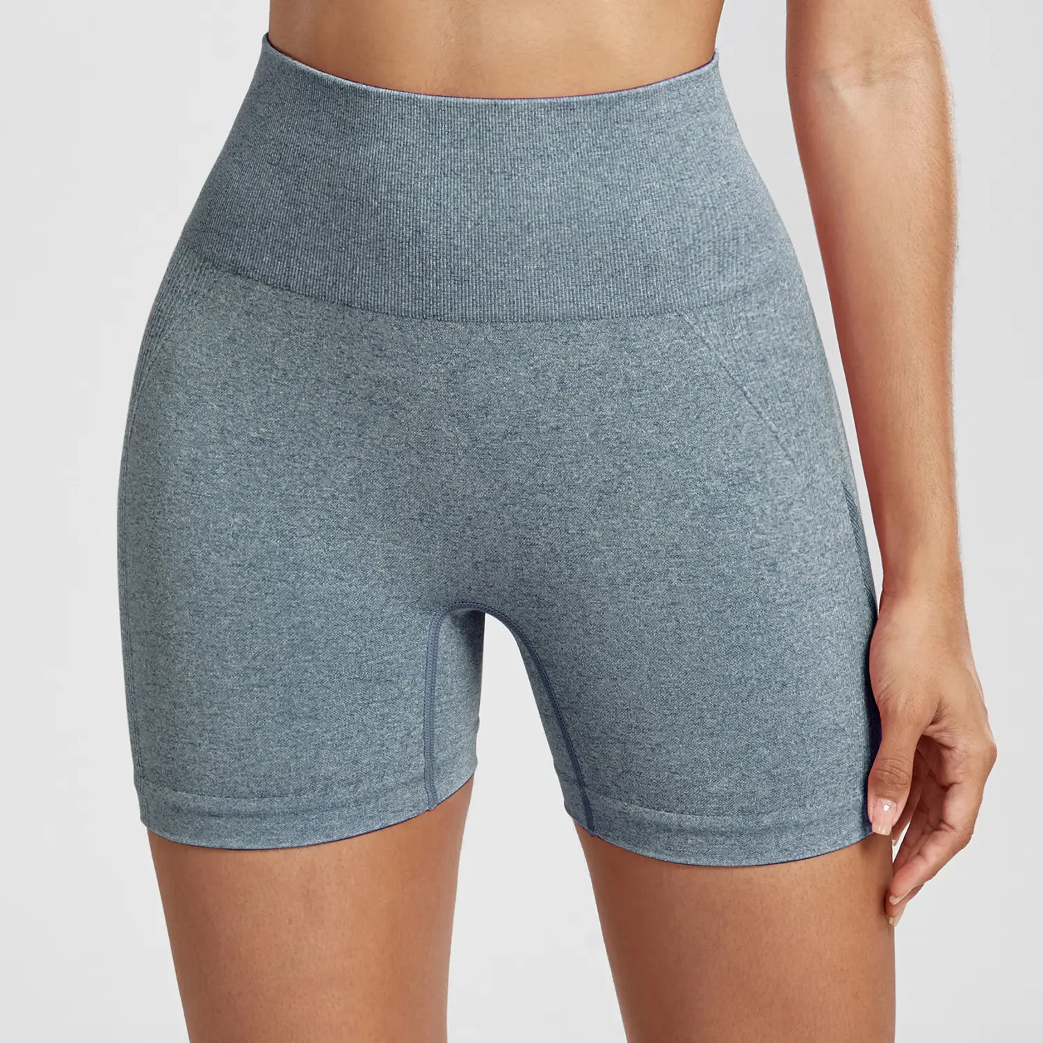 Pink Tight Hip Yoga Pants for Women Quick-Drying Fitness Shorts - Image 4