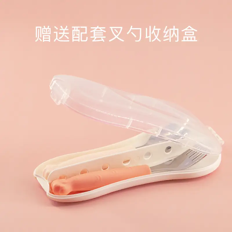 316 Stainless Steel Fork Spoon Set for Kids - Image 4