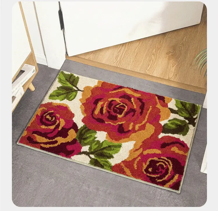 Thickened Velvet Bathroom Carpet Water Absorbent Non-Slip — feature 23
