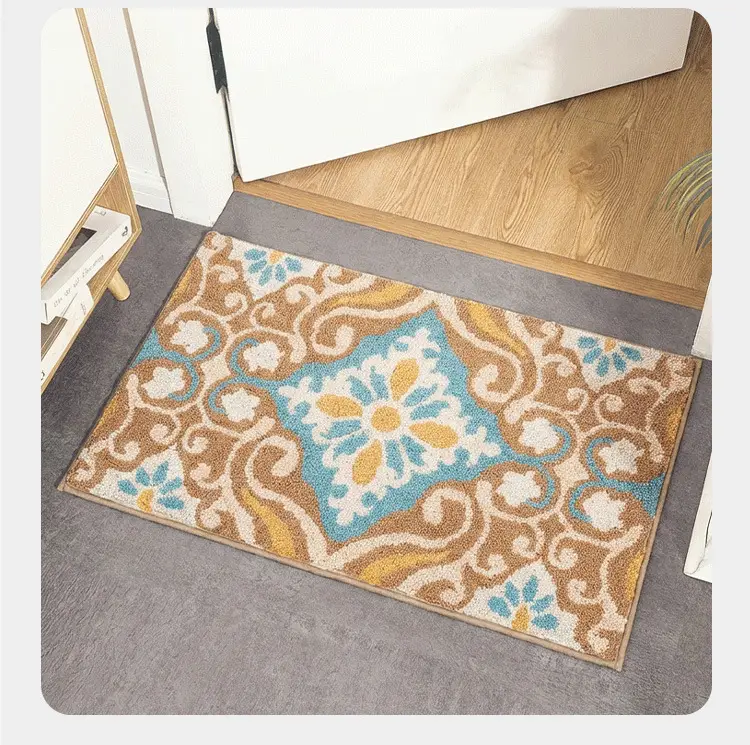 Thickened Velvet Bathroom Carpet Water Absorbent Non-Slip — feature 25