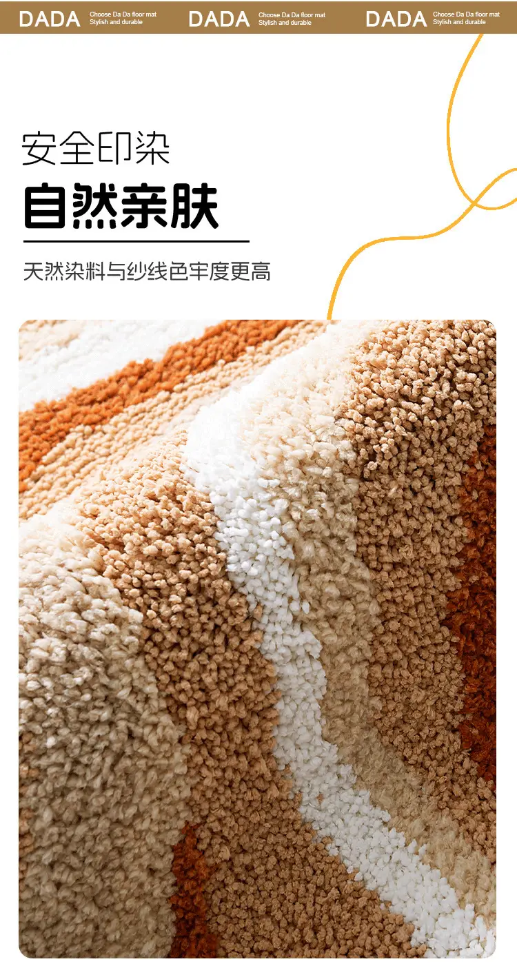 Thickened Velvet Bathroom Carpet Water Absorbent Non-Slip — feature 5